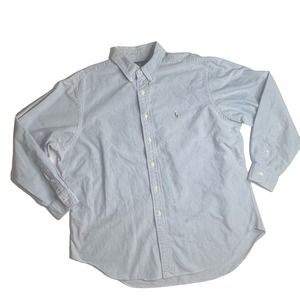 Ralph Lauren Pale Blue Button-Down Oxford Shirt